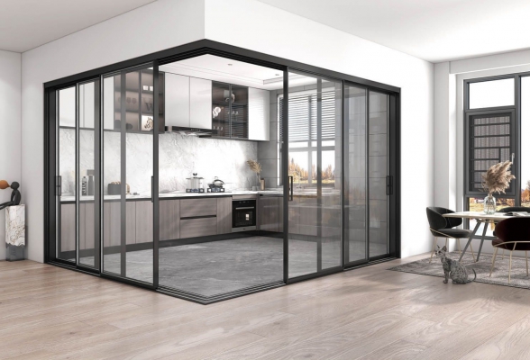 Heavy sliding door