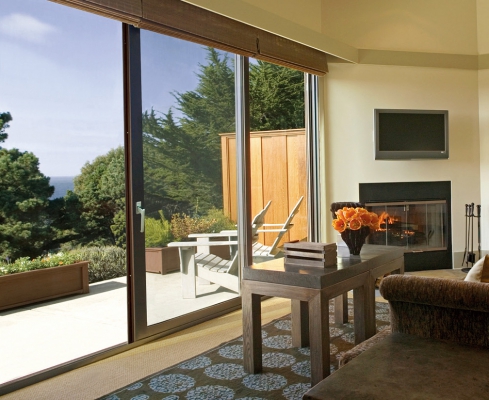 Heavy sliding door